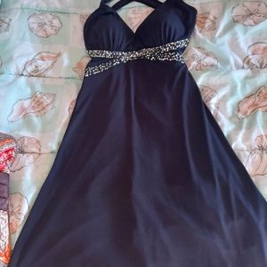 Studio Y black dress with criss cross back